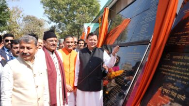 मुख्यमंत्री ने हल्द्वानी में 147 करोड़ 28.56 लाख की 40 विकास योजनाओं का लोकार्पण एवं शिलान्यास किया मुख्यमंत्री ने हल्द्वानी में 147 करोड़ 28.56 लाख की 40 विकास योजनाओं का लोकार्पण एवं शिलान्यास किया