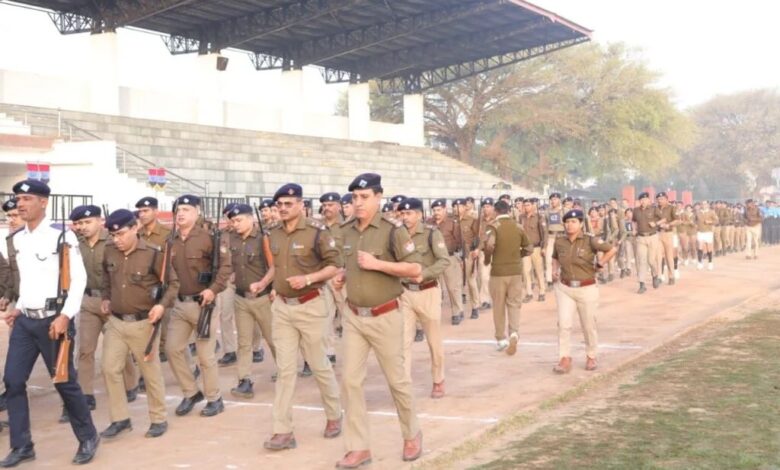 साप्ताहिक परेड में एसएसपी ने परखी जवानों की फिटनेस, अनुशासन पर दिया जोर