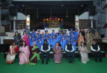 द आर्यन स्कूल में यूकेजी विद्यार्थियों के लिए स्नातक दिवस आयोजित