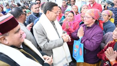 मुख्यमंत्री धामी पहुंचे भारत के प्रथम सीमांत गांव माणा