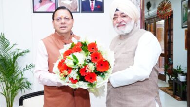 सीएम धामी से श्री हेमकुंट साहिब प्रबंधन ट्रस्ट के अध्यक्ष  नरेंद्र जीत सिंह बिंद्रा ने की मुलाकात, यात्रा को लेकर कई व्यवस्थाओं पर की चर्चा