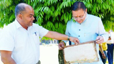 सीएम आवास में 45 दिनों की अवधि में 520 किलोग्राम शहद का उत्पादन