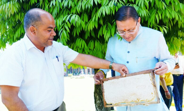 सीएम आवास में 45 दिनों की अवधि में 520 किलोग्राम शहद का उत्पादन