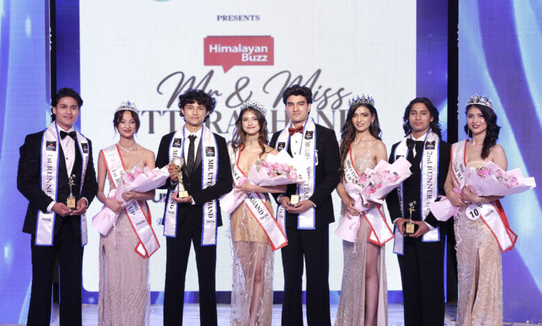 हर्ष चौधरी और तरुषी डोभाल बने मिस्टर एवं मिस उत्तराखंड 2026