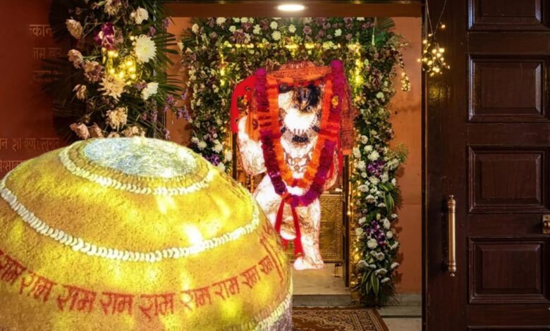 सवा 11 मन लड्डू के महाप्रसाद का लगा भोग, उत्तराखंड राज्यपाल पहुंचे दर्शन के लिए : श्री सिद्ध हनुमान मंदिर श्री बालाजी धाम झाझरा