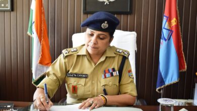 श्वेता चौबे ने संभाला एसएसपी टिहरी का पदभार श्वेता चौबे ने संभाला एसएसपी टिहरी का पदभार