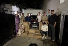 45 पेटी अवैध अंग्रेजी शराब के साथ युवती समेत दो गिरफ्तार 45 पेटी अवैध अंग्रेजी शराब के साथ युवती समेत दो गिरफ्तार