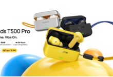 realme Buds T500 Pro 16 अप्रैल को फ्लैगशिप Hi-Res साउंड और उन्नत ANC के साथ लॉन्च होने के लिए तैयार realme Buds T500 Pro 16 अप्रैल को फ्लैगशिप Hi-Res साउंड और उन्नत ANC के साथ लॉन्च होने के लिए तैयार