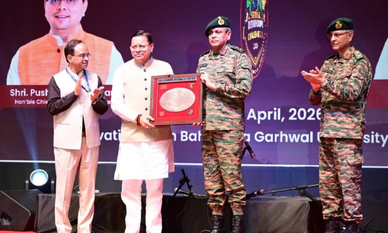 सेना, देश की सीमाओं की रक्षा के साथ समाज और युवाओं को आगे बढ़ने के लिए करती है प्ररित : सीएम