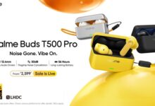 realme Buds T500 Pro, इमर्सिव ANC और यूनिक कैंडी-इंस्पायर्ड डिज़ाइन के साथ, 23 अप्रैल से 2,599 की शुरुआती कीमत पर बिक्री के लिए उपलब्ध होंगे