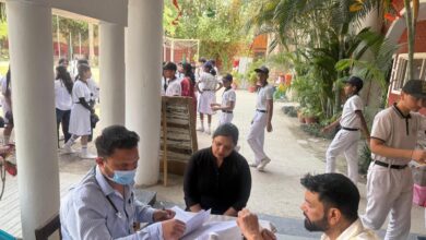 ऑलंपस हाई स्कूल में रक्तदान शिविर हुआ आयोजित