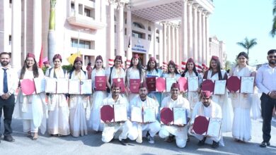 उत्तराखंड तकनीकी विश्वविद्यालय के दीक्षांत समारोह में छाया रहा जी. आर. डी संस्थान