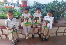 द आर्यन स्कूल में अर्थ डे पर एलोक्यूशन प्रतियोगिता का आयोजन