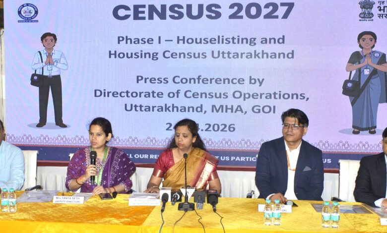 उत्तराखंड में डिजिटल जनगणना 2027 के प्रथम चरण का फील्ड कार्य 25 अप्रैल से शुरू