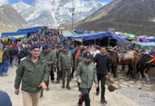 केदारनाथ यात्रा: एसपी रुद्रप्रयाग का पैदल निरीक्षण, सुरक्षा व्यवस्था का लिया जायजा