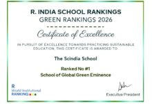 द सिंधिया स्कूल को भारत के टॉप 100 ग्रीन स्कूल्स में मिली जगह