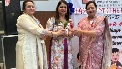मदर्स डे पर एडिफाई वर्ल्ड स्कूल में विशेष कार्यक्रम आयोजित