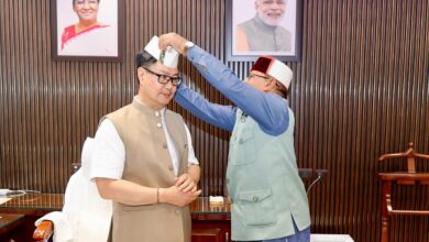खजान दास ने नई दिल्ली में अल्पसंख्यक कार्य मंत्रालय के केंद्रीय मंत्री किरण रिजिजू से शिष्टाचार भेंट कर कई ‌विषयों पर विस्तृत चर्चा की