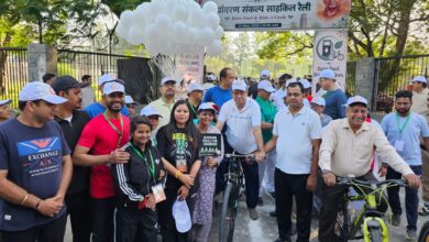 कैबिनेट मंत्री गणेश जोशी ने किया पर्यावरण संकल्प साइकिल रैली” का फ्लैग ऑफ 