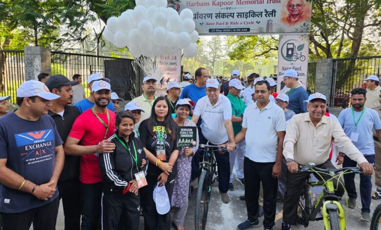 कैबिनेट मंत्री गणेश जोशी ने किया पर्यावरण संकल्प साइकिल रैली” का फ्लैग ऑफ 