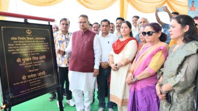 कैबिनेट मंत्री गणेश जोशी ने देहरादून में सप्लाई-क़िमाड़ी मोटर मार्ग के चौड़ीकरण का शिलान्यास किया