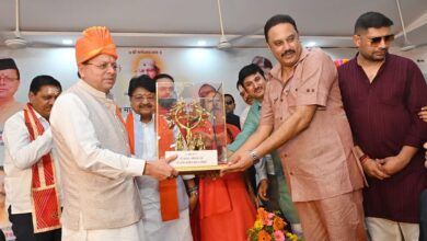 मुख्यमंत्री धामी ने हरिद्वार में नव निर्मित आनंद धर्मशाला ट्रस्ट का किया लोकार्पण