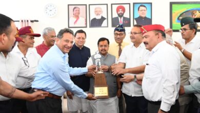 सैनिक कल्याण मंत्री गणेश जोशी के नेतृत्व में रिटायर्ड सैन्य अधिकारियों ने भाजपा के राष्ट्रीय अध्यक्ष नितिन नवीन से की भेंट