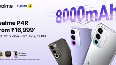 realme ने realme P4R 5G को Segment-Leading 8000mAh Titan Battery के साथ पेश किया है, जिसकी शुरुआती कीमत 16,999 रुपये