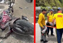 केदारनाथ नेशनल हाईवे पर दो वाहन भिड़े, चार लोग घायल