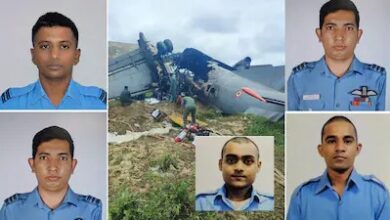 वायु सेना का मालवाहक विमान दुर्घटनाग्रस्त, पांच वायुसेना कर्मी शहीद