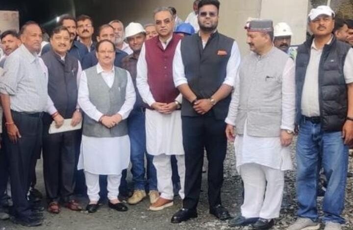 केंद्रीय मंत्री जे.पी. नड्डा ने एसपीएस कंस्ट्रक्शंस द्वारा निर्माणाधीन शिमला बाईपास परियोजना की प्रगति का किया अवलोकन केंद्रीय मंत्री जे.पी. नड्डा ने एसपीएस कंस्ट्रक्शंस द्वारा निर्माणाधीन शिमला बाईपास परियोजना की प्रगति का किया अवलोकन