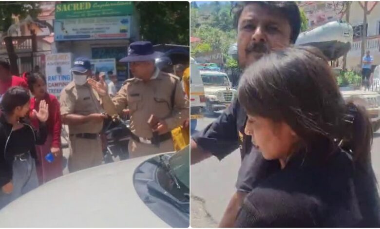 ऋषिकेश में हरियाणा की युवतियों का हुड़दंग
