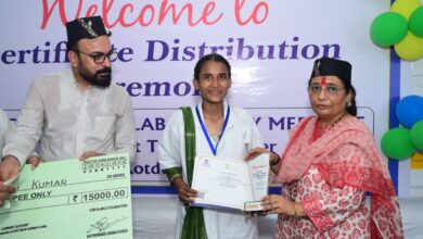 डॉ. लाल पैथोलॉजी लैब फ्लेबोटोमिस्ट ट्रेनिंग सेंटर में प्रशिक्षुओं को प्रमाण-पत्र, प्लेसमेंट पत्र एवं छात्रवृत्ति प्रदान