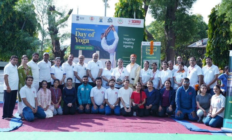 श्री गुरु राम राय विश्वविद्यालय में 12वां अंतर्राष्ट्रीय योग दिवस उत्साहपूर्वक मनाया गया श्री गुरु राम राय विश्वविद्यालय में 12वां अंतर्राष्ट्रीय योग दिवस उत्साहपूर्वक मनाया गया