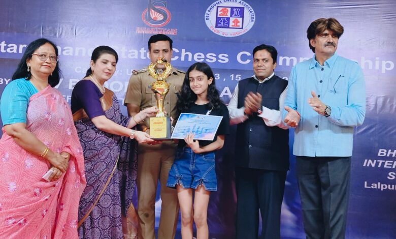 अद्विका कुमार बनीं अंडर-19 सीनियर फीमेल स्टेट चैंपियन, कियान सिंघल बने जूनियर राज्य चैंपियन, पारिक्षित नौटियाल बने अंडर-19 सीनियर ओपन मेल रनर-अप