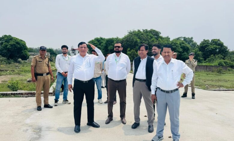 अवैध निर्माणकर्ताओं पर शिकंजा कसने मैदान में उतरे एमडीडीए उपाध्यक्ष बंशीधर तिवारी