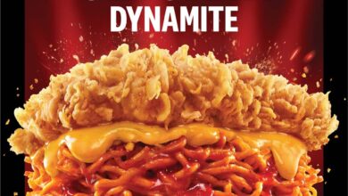KFC के डबल चिकन डायनामाईट में है क्रिस्पी चिकन के बीच नूडल का मजा KFC के डबल चिकन डायनामाईट में है क्रिस्पी चिकन के बीच नूडल का मजा