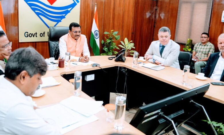 मुख्य सचिव से विश्व बैंक के एमडी एवं प्रतिनिधिमंडल की शिष्टाचार भेंट