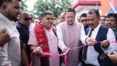 मुख्यमंत्री ने नव निर्मित 120 मीटर स्पान डबल लेन आर सी सी कंक्रीट सेतु का लोकार्पण किया