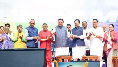 मुख्यमंत्री धामी ने राष्ट्रीय खेल दिवस पर उत्तराखण्ड राज्य क्रीड़ा विश्वविद्यालय के प्रथम चरण के निर्माण कार्यों का किया शिलान्यास