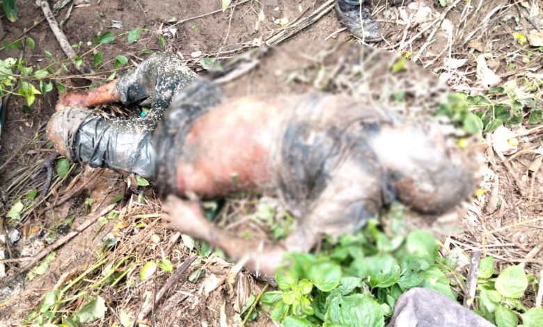 ​जंगल के बरसाती नाले में मिला अज्ञात व्यक्ति का शव, शिनाख्त में जुटी पुलिस