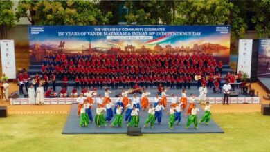 6,000 से अधिक आवाज़ें, एक श्रद्धांजलि: विद्यासिल्प समुदाय ने ऐतिहासिक वंदे मातरम् के साथ मनाया भारत का 80वां स्वतंत्रता दिवस