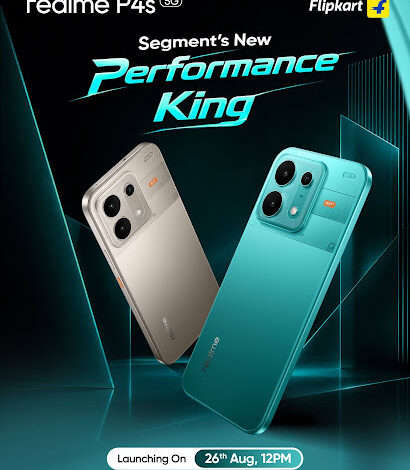 realme P4s 5G 26 अगस्त को लॉन्च होगा realme P4s 5G 26 अगस्त को लॉन्च होगा