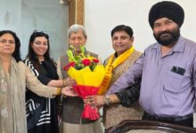 भाजपा के राष्ट्रीय उपाध्यक्ष तीरथ सिंह रावत का उत्तरांचल पंजाबी महासभा ने किया भव्य अभिनंदन