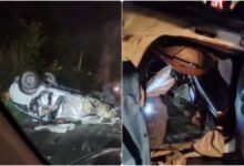 हरिद्वार-दिल्ली हाईवे पर डिवाइडर से टकराई कार हरिद्वार-दिल्ली हाईवे पर डिवाइडर से टकराई कार
