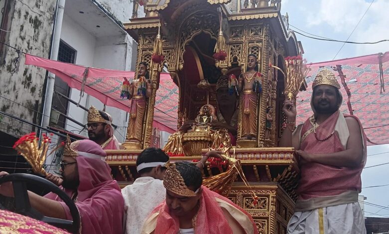 अनंत चतुर्दशी पर निकली भव्य शोभायात्रा, उत्तम ब्रह्मचर्य धर्म की आराधना