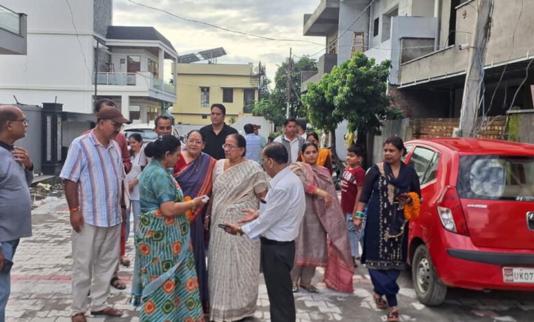 क्षेत्र में शत प्रतिशत सीवर लाइन की सुविधा पहुंचाना हमारा लक्ष्य: सविता कपूर
