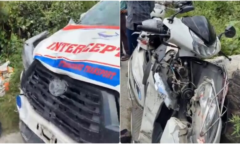 Accident : विद्युत विभाग के दो कर्मचारी गंभीर घायल Accident : विद्युत विभाग के दो कर्मचारी गंभीर घायल
