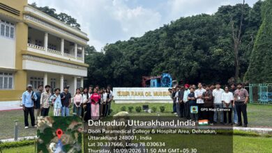 जीआरडी उत्तराखंड विश्वविद्यालय द्वारा ओएनजीसी ऑयल म्यूज़ियम का शैक्षणिक भ्रमण आयोजित