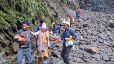 चीड़वासा में लैंडस्लाइड प्रभावित मार्ग से 6500 से अधिक यात्रियों को SDRF ने सुरक्षित निकाला